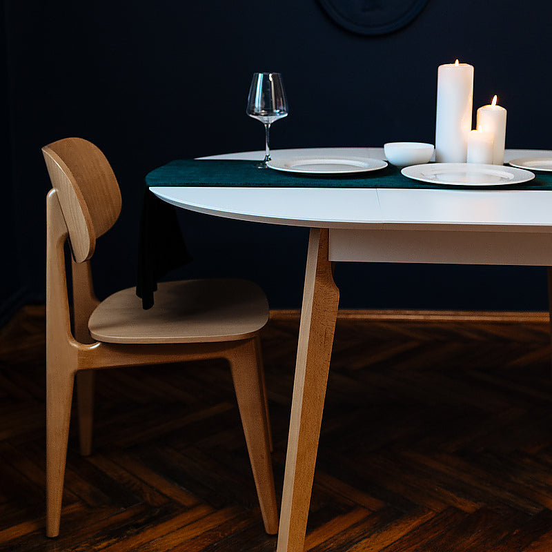 Round Extendable Dining Table