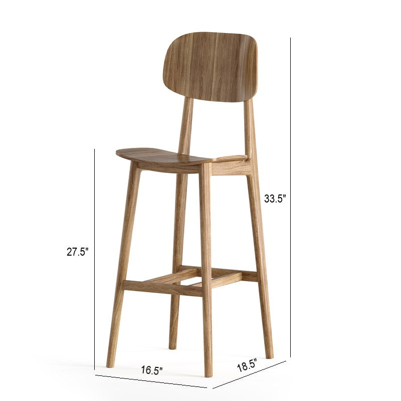 wooden bar stools