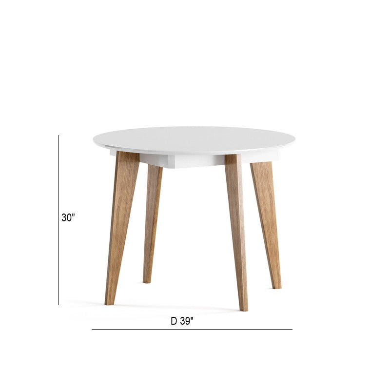 Round dining table