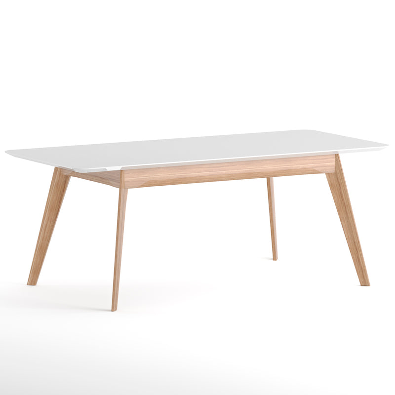 Modern extendable dining table