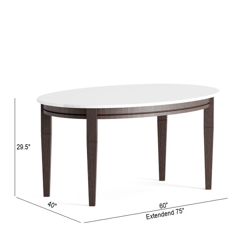 oval farm house dining table