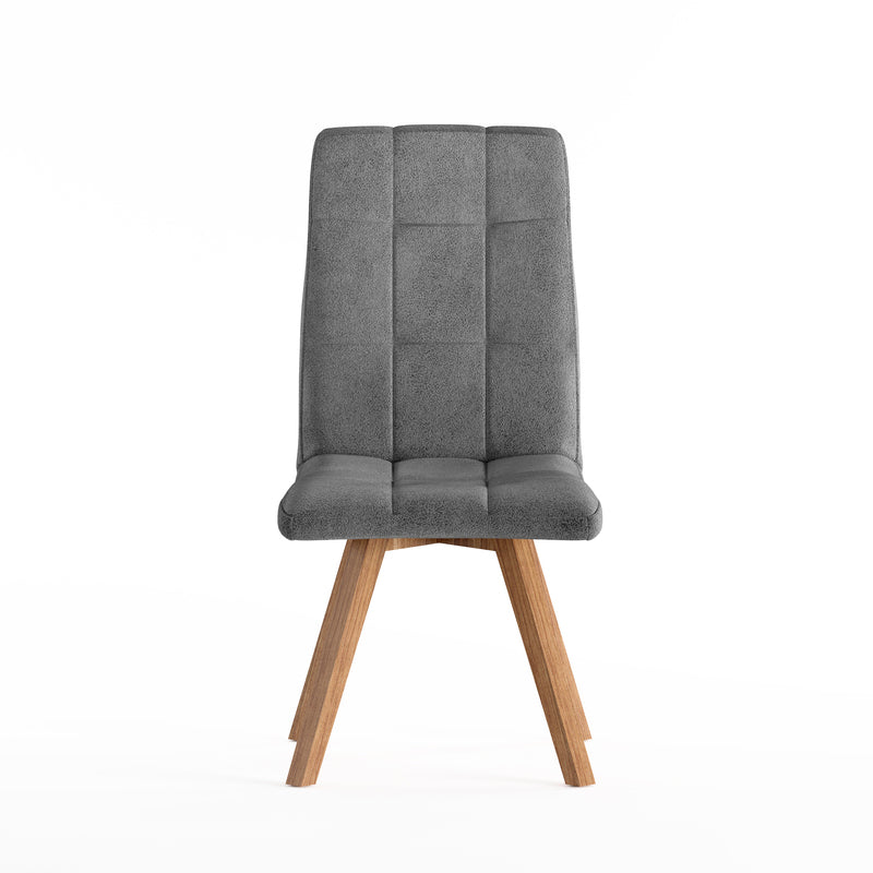Gray dining chair