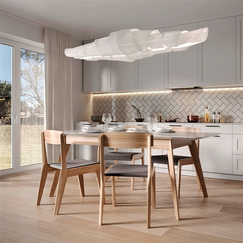 Modern dining table and chairs