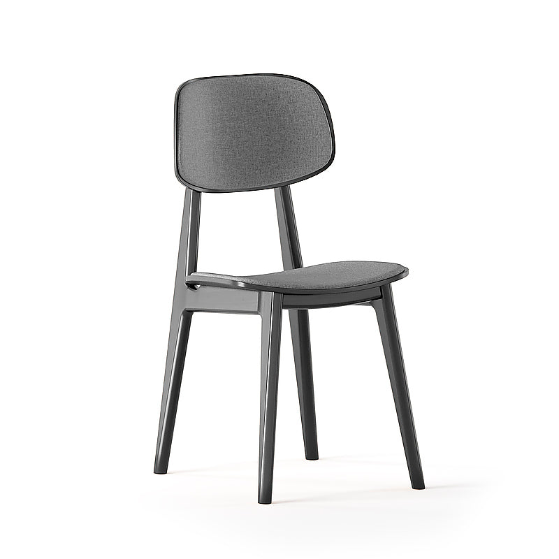 modern black dining chair