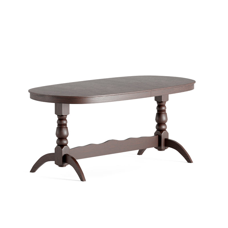 Oval dining table